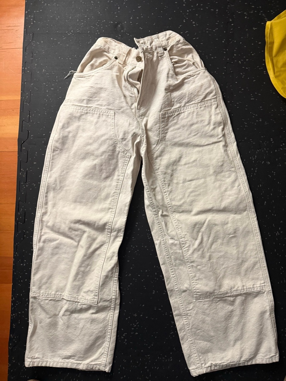Rudy Jude big baby pant 2 small stains size xs off-white/canvas